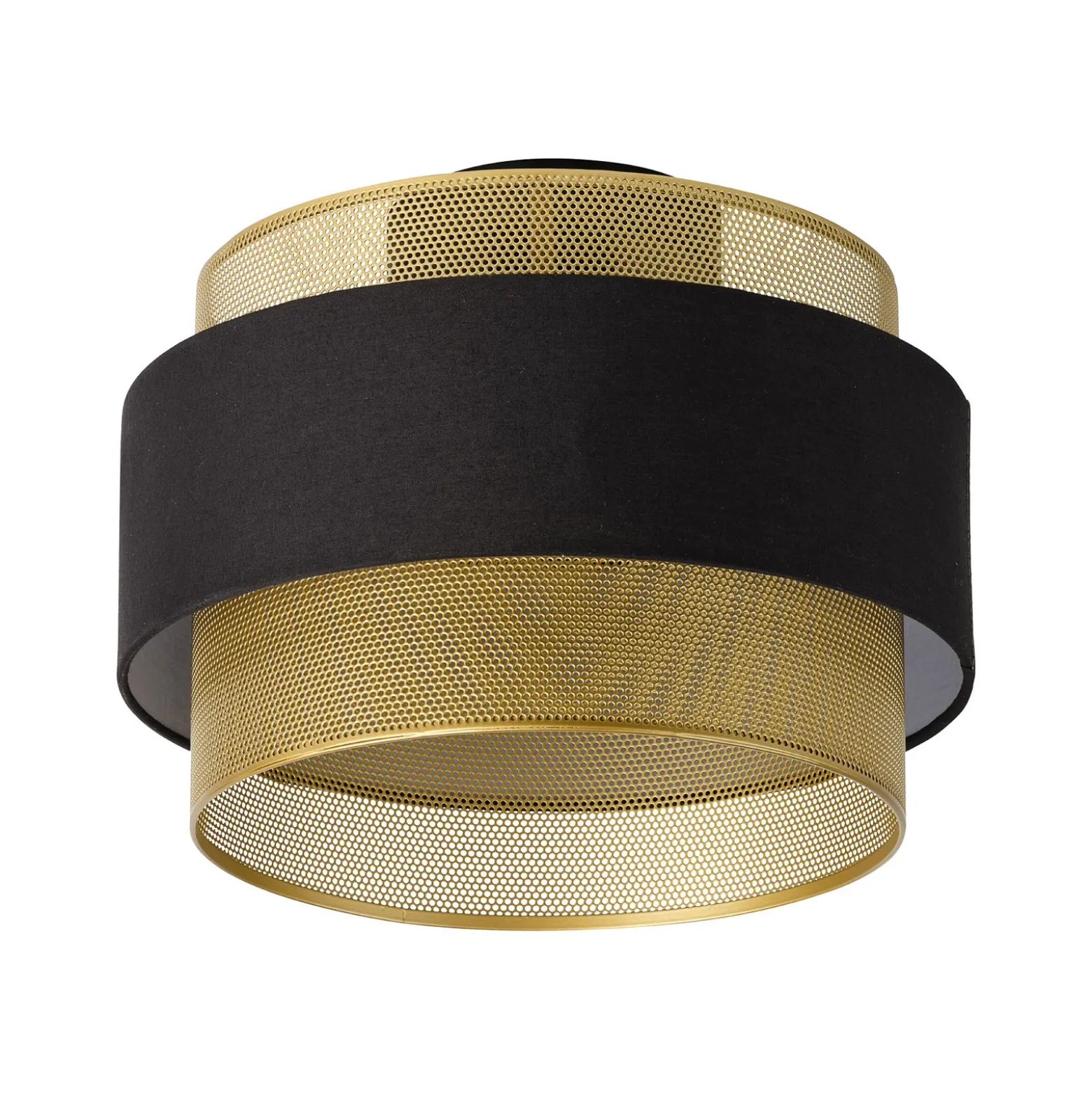 Plafón OSRAM Decor Hornet, 1 luz, negro/dorado
