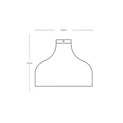 Plafón OSRAM HAT, marrón, Ø 36 cm, cartón ondulado, E27