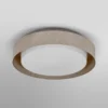 Plafón OSRAM ORBIS MADRID, madera, Ø 29 cm, metal/vidrio