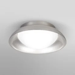 Plafón OSRAM ORBIS Milan, níquel, Ø 31 cm, metal/vidrio