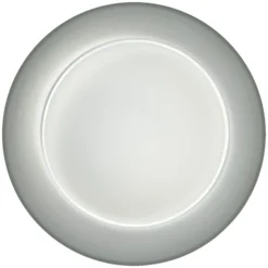 Plafón OSRAM ORBIS Milan, níquel, Ø 31 cm, metal/vidrio