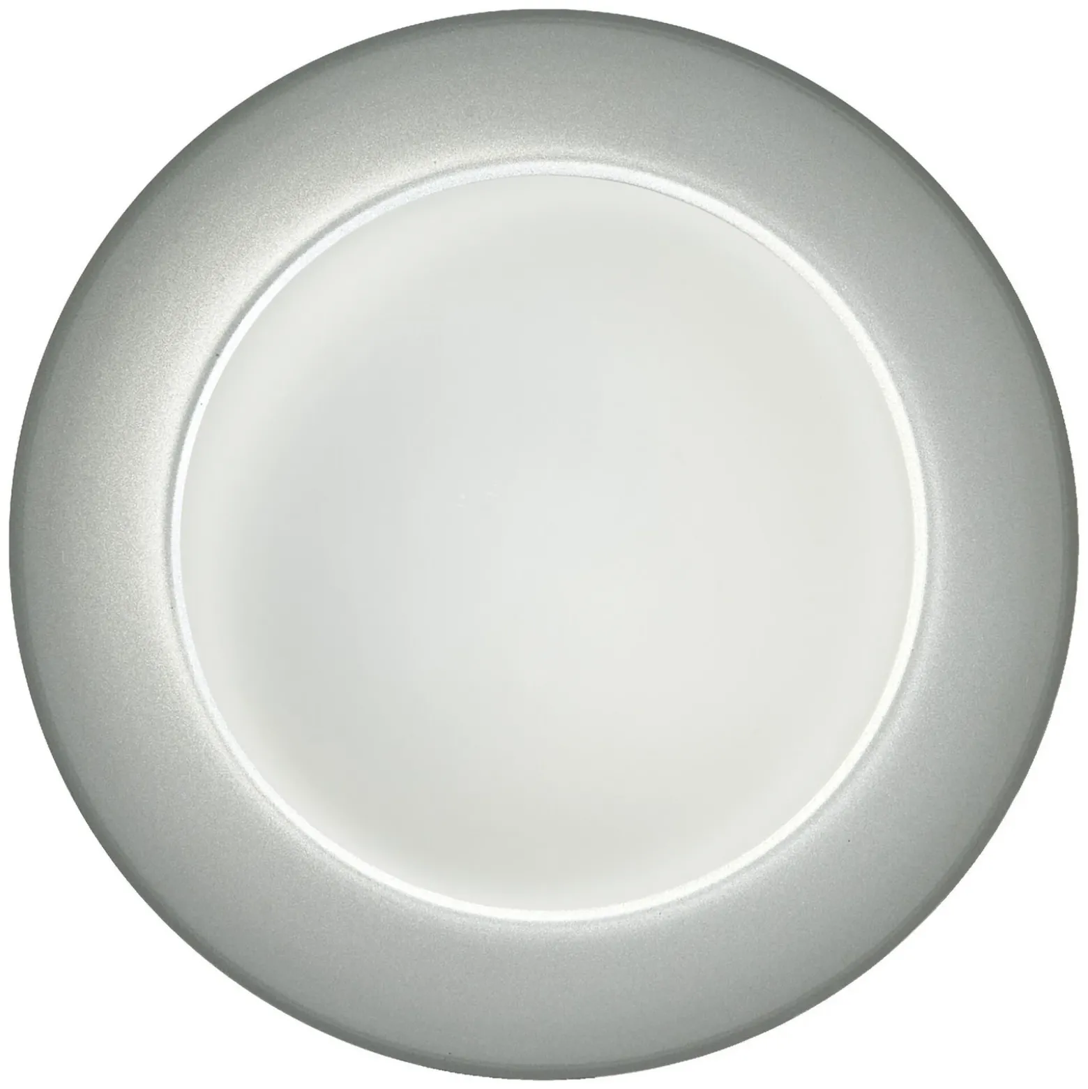 Plafón OSRAM ORBIS Milan, níquel, Ø 31 cm, metal/vidrio
