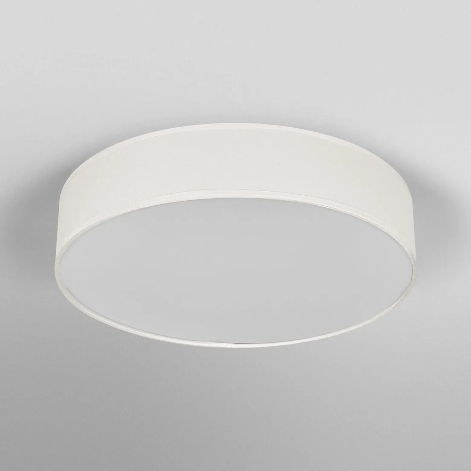 Plafón OSRAM ORBIS PARIS, beige, Ø 40 cm, textil, E27