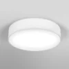 Plafón OSRAM ORBIS PARIS, blanca, Ø 40 cm, textil, E27