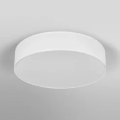 Plafón OSRAM ORBIS PARIS, blanca, Ø 48 cm, textil, E27