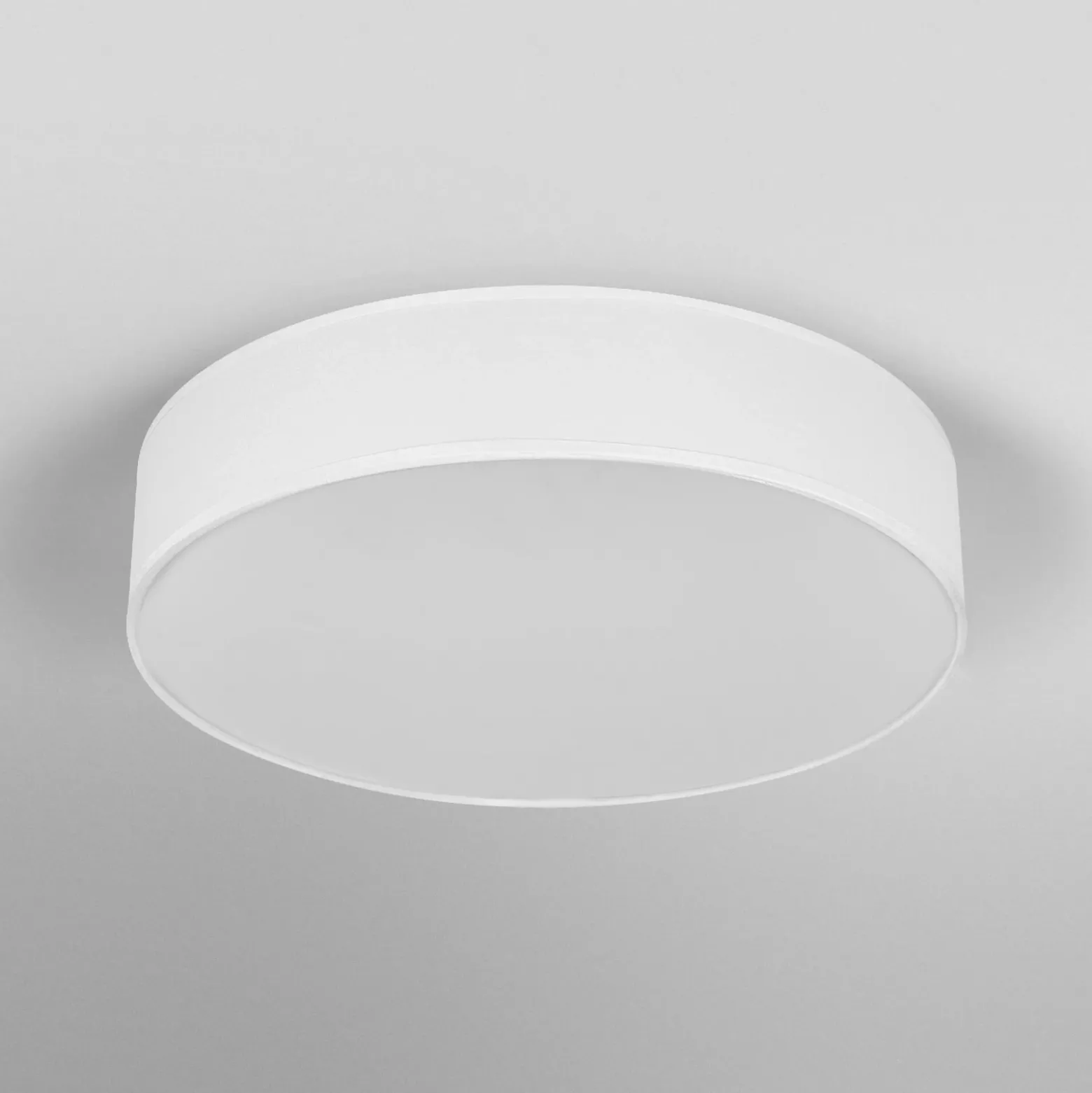 Plafón OSRAM ORBIS PARIS, blanca, Ø 48 cm, textil, E27