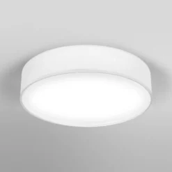 Plafón OSRAM ORBIS PARIS, blanca, Ø 40 cm, textil, E27