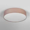 Plafón OSRAM ORBIS PARIS, marrón, Ø 40 cm, textil, E27