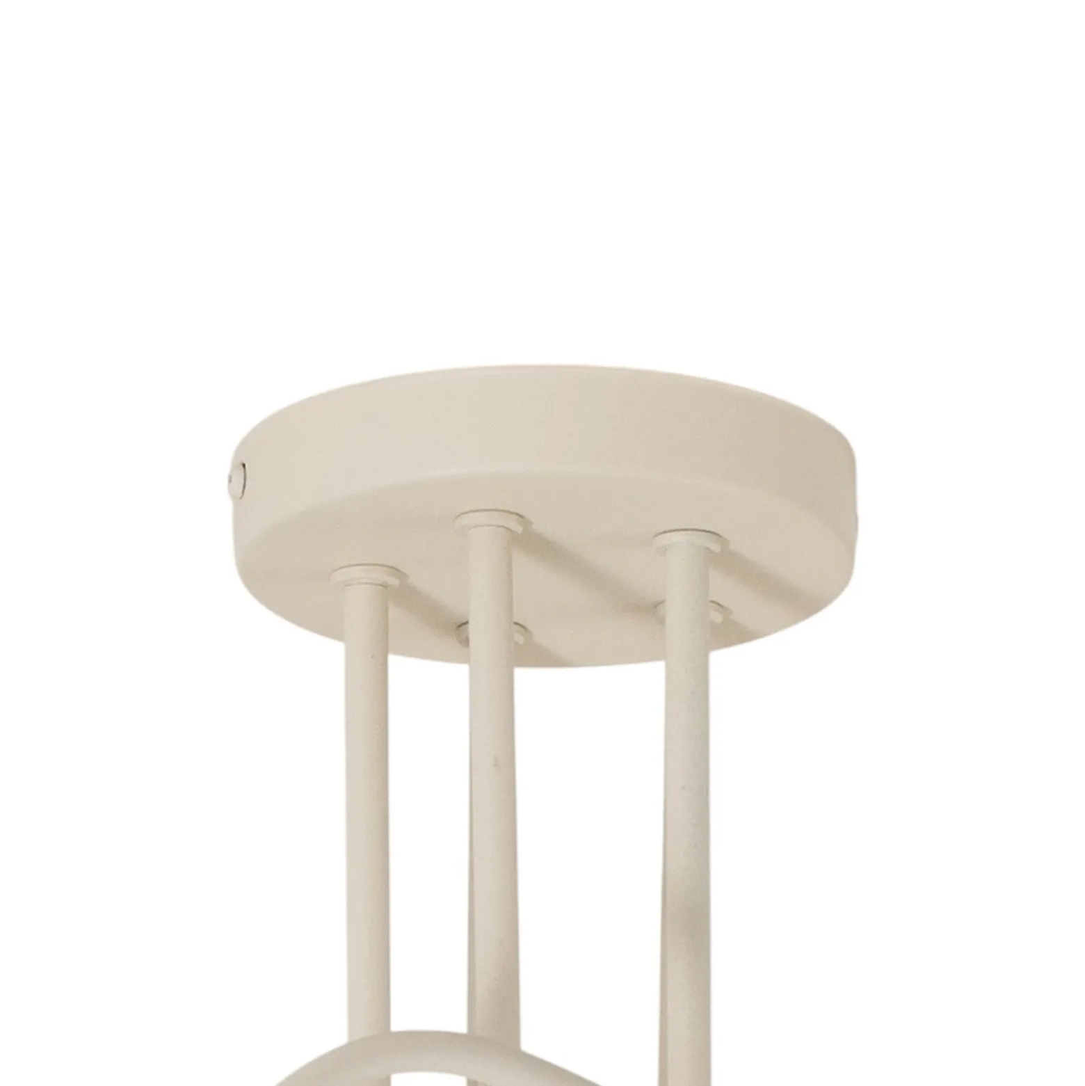 Plafón Oxford, arena, Ø 47 cm, metal, 5 luces, E27