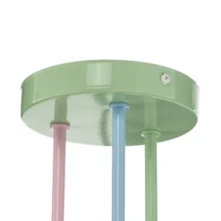 Plafón Oxford, multicolor, metal, 3 luces, E27
