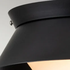 Plafón para baño Bowtie, negro mate