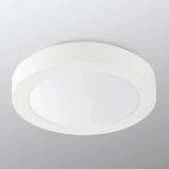 Plafón para baño Logos, Ø 27 cm, blanco