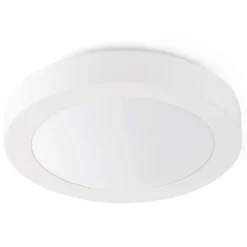 Plafón para baño Logos, Ø 35 cm, blanco