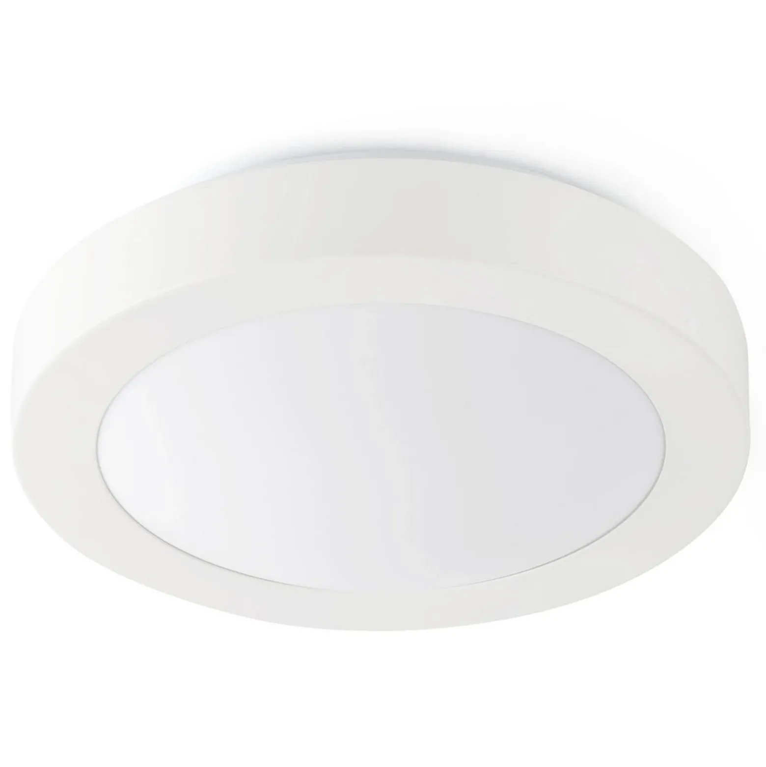 Plafón para baño Logos, Ø 35 cm, blanco