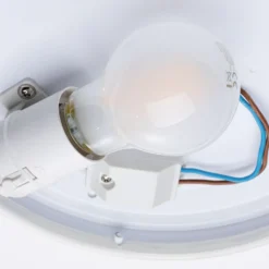 Plafón Paulmann Axin, Ø 26 cm, blanca, IP44, E27