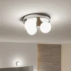 Plafón Paulmann Gove IP44 G9 3 luces cromada
