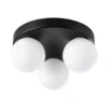 Plafón Paulmann Gove IP44 G9 3 luces negro