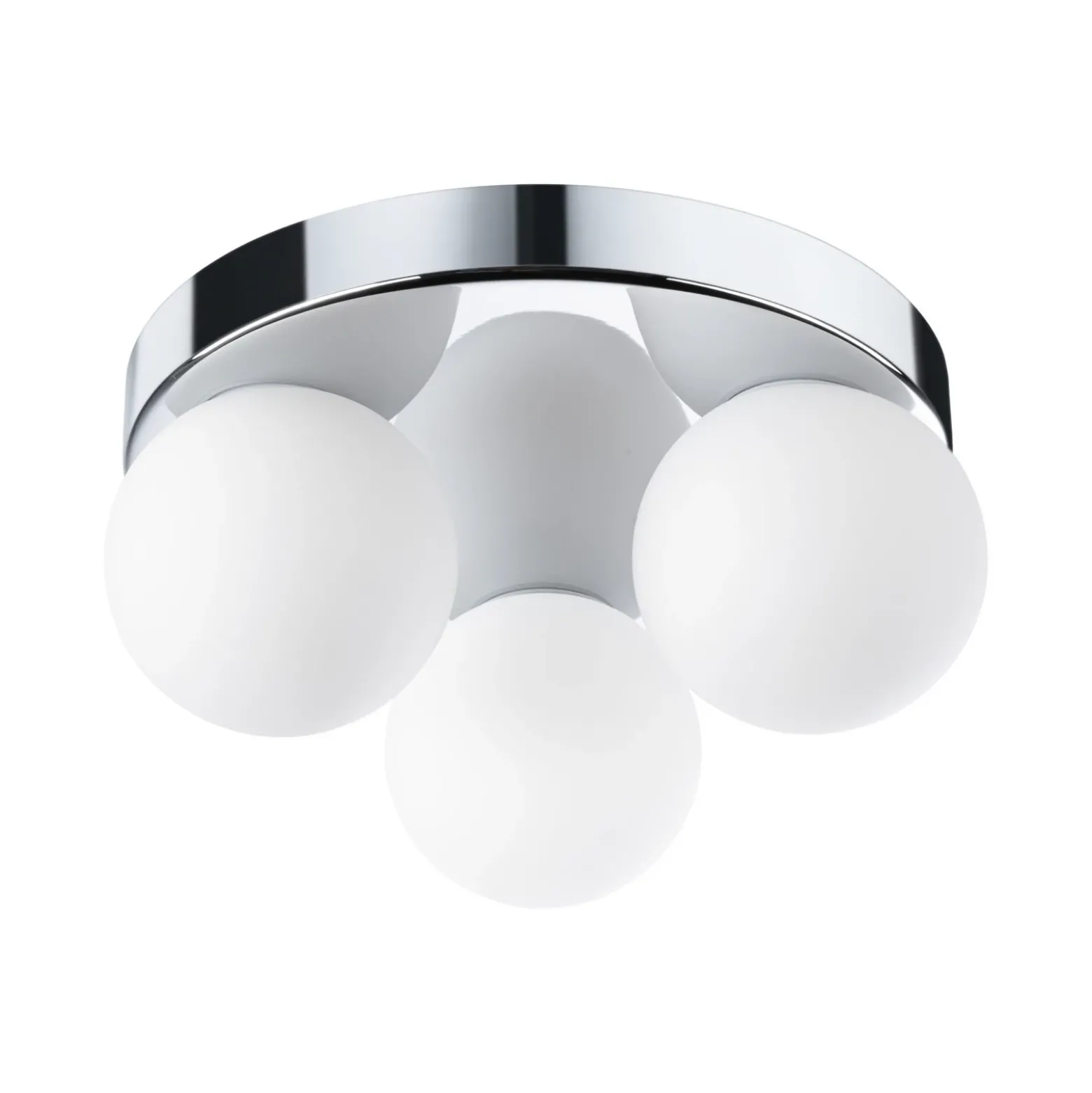 Plafón Paulmann Gove IP44 G9 3 luces cromada