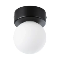 Plafón Paulmann Gove IP44 G9 1 luz negro