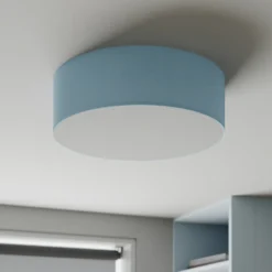 Plafón Rondo, azul, Ø 45 cm