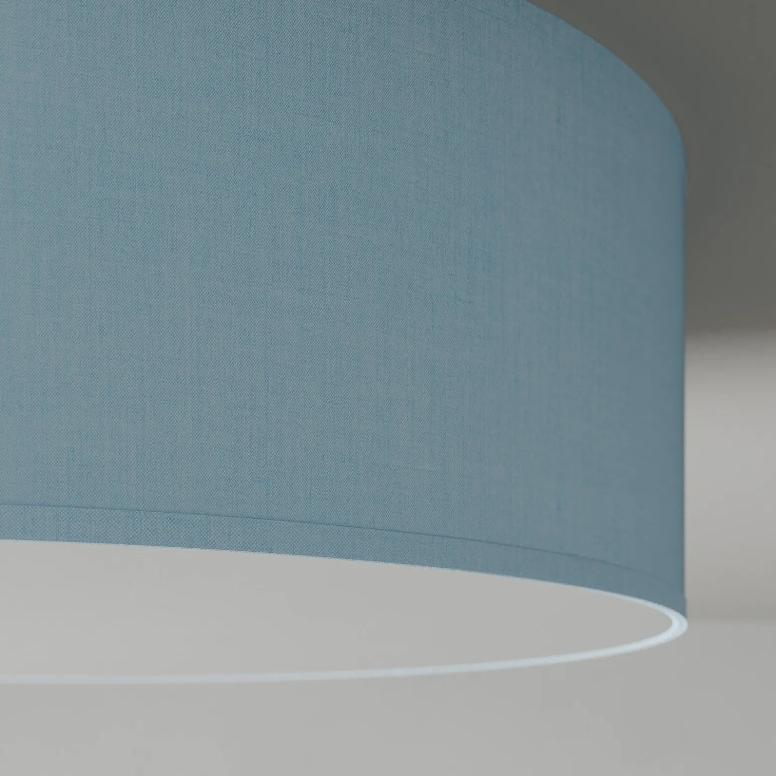 Plafón Rondo, azul, Ø 45 cm