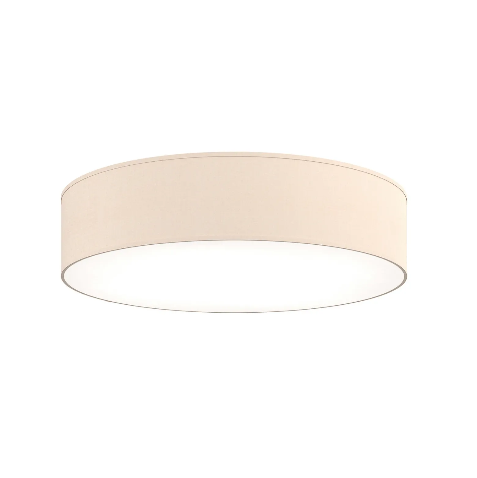 Plafón Rondo, beige, Ø 60 cm