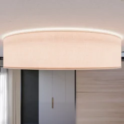 Plafón Rondo, beige, Ø 60 cm