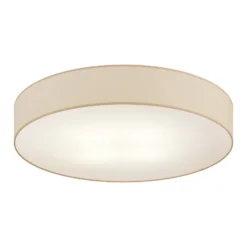 Plafón Rondo, beige Ø 80 cm