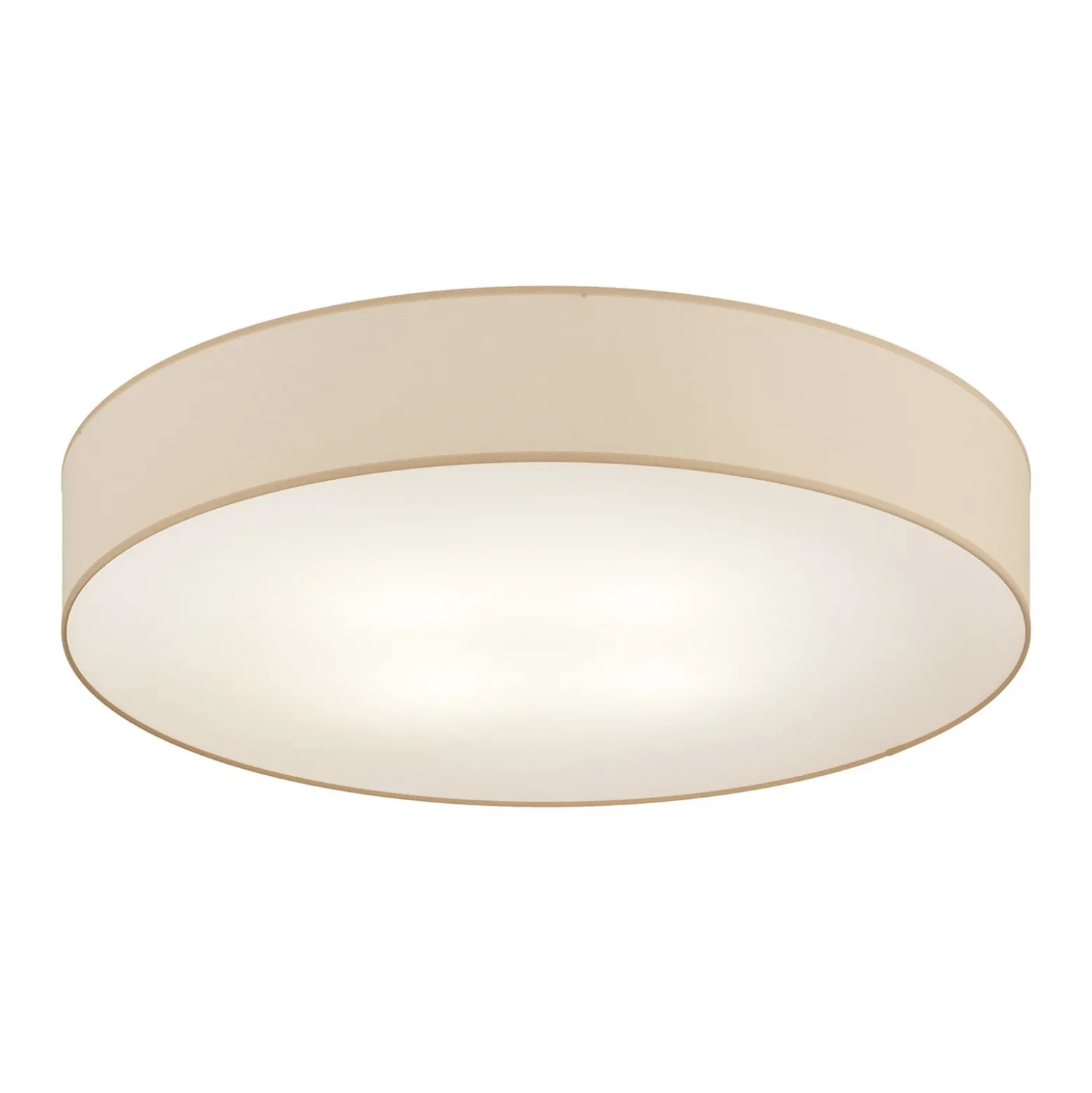 Plafón Rondo, beige Ø 80 cm