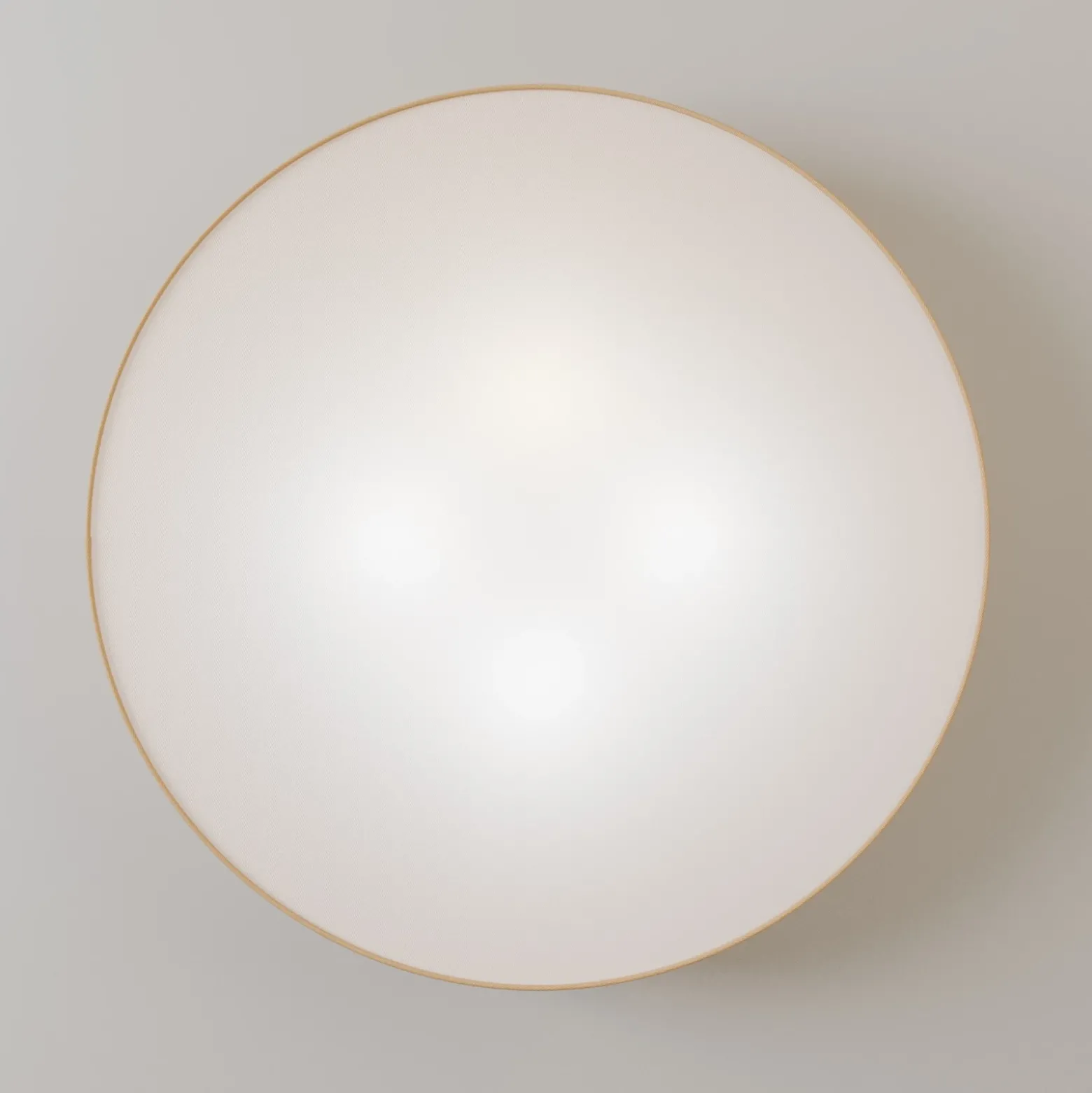 Plafón Rondo, beige Ø 80 cm