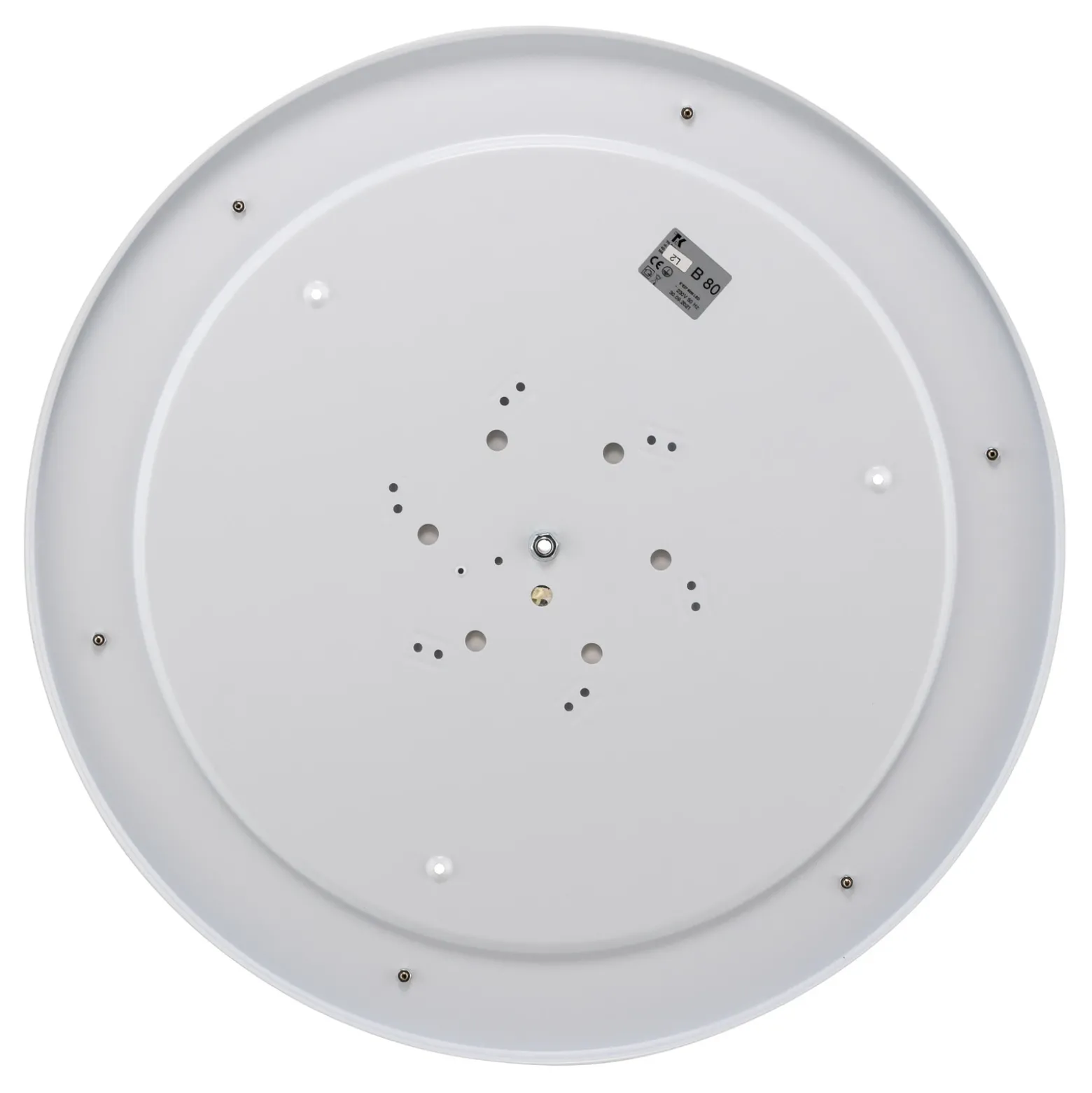 Plafón Rondo, blanco Ø 80 cm