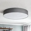 Plafón Rondo, gris Ø 80 cm