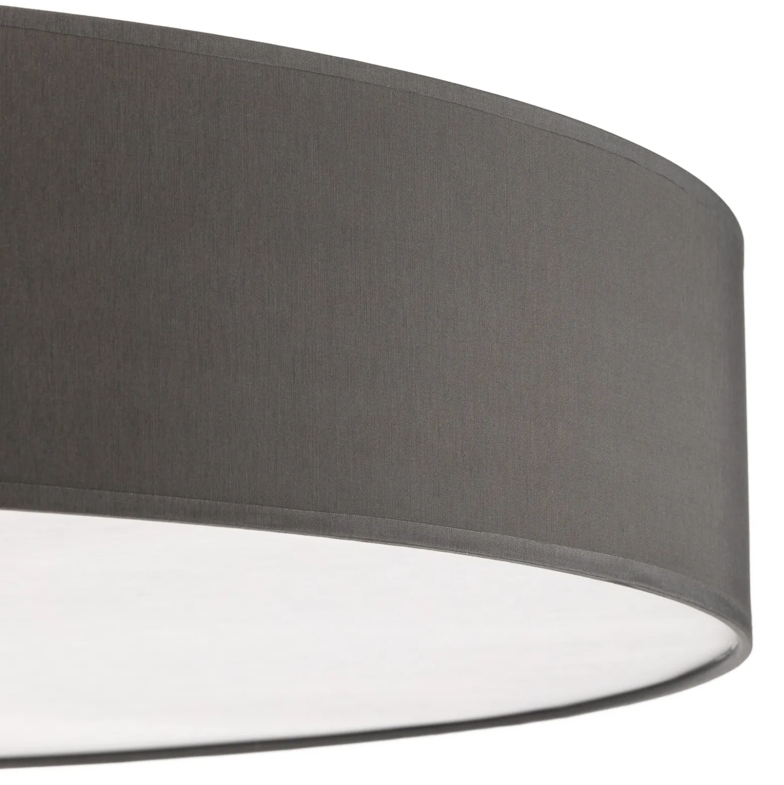 Plafón Rondo, gris Ø 80 cm