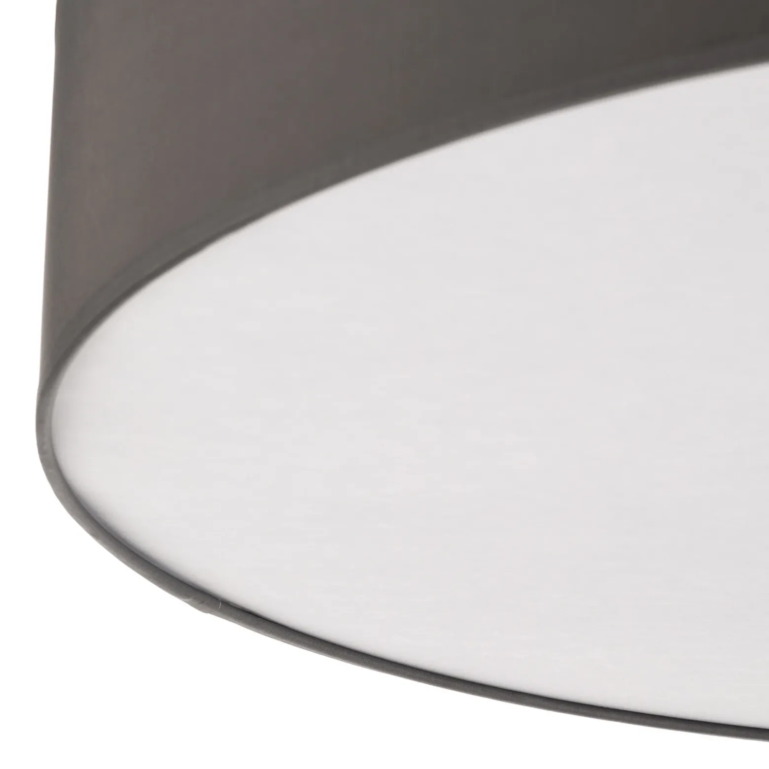 Plafón Rondo, gris Ø 80 cm