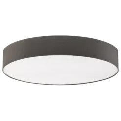Plafón Rondo, gris Ø 80 cm