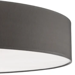 Plafón Rondo, gris Ø 80 cm