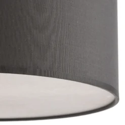 Plafón Rondo, gris, Ø 30 cm