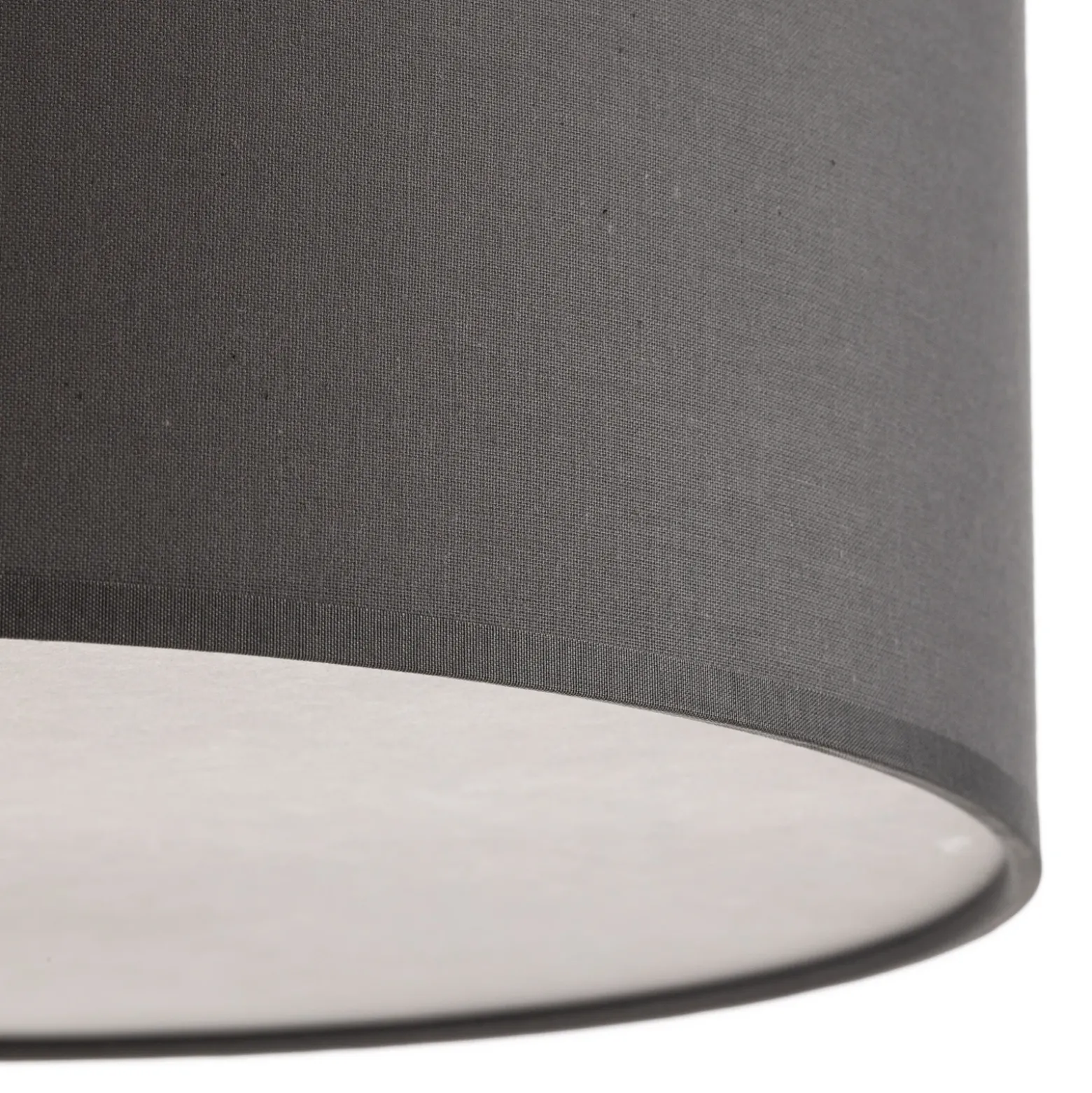 Plafón Rondo, gris, Ø 30 cm