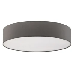 Plafón Rondo, gris Ø 60 cm