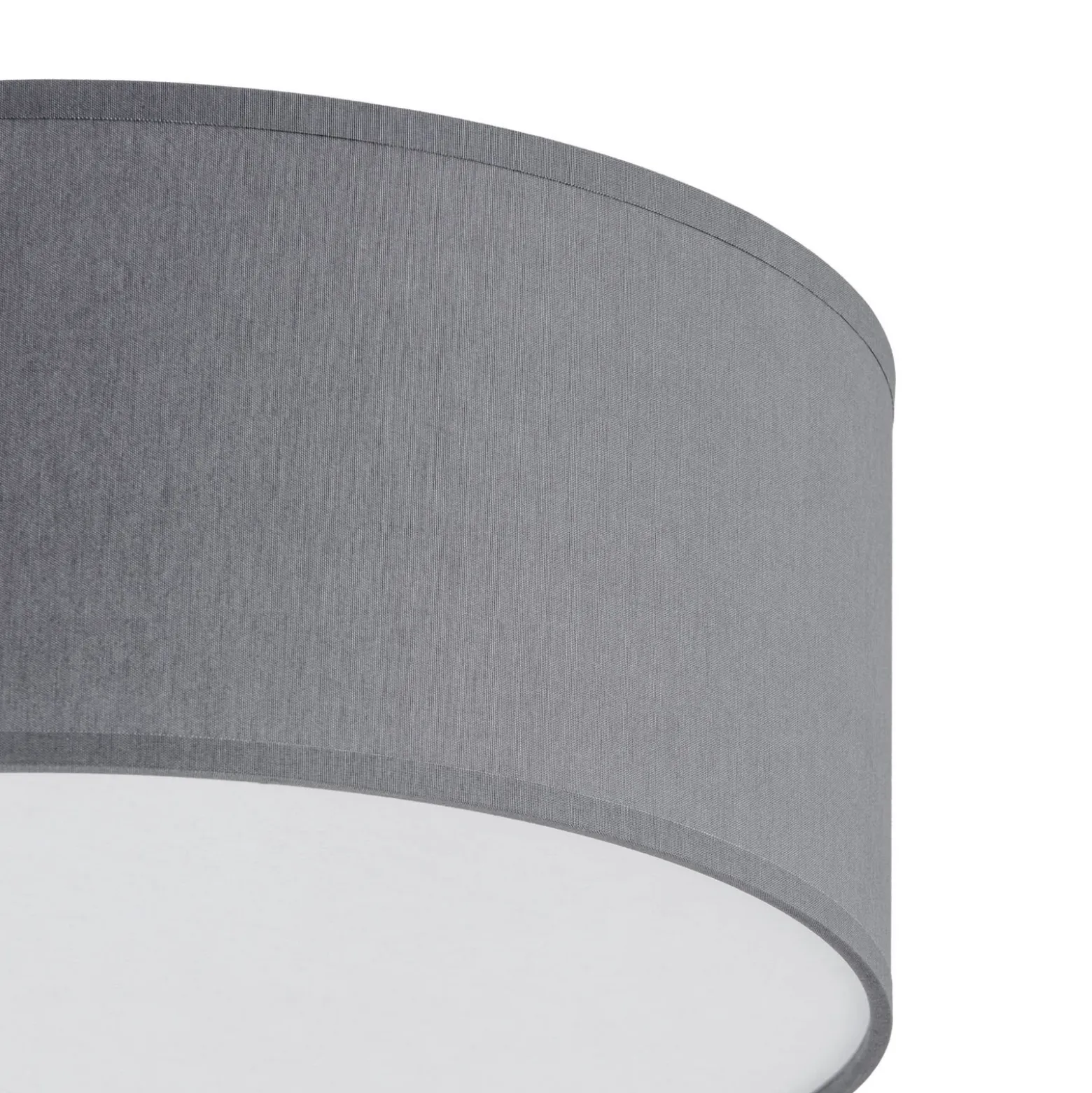 Plafón Rondo, gris, Ø 50 cm