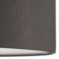 Plafón Rondo, gris, Ø 50 cm