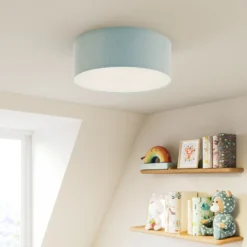 Plafón Rondo Kids, Ø 38 cm, azul