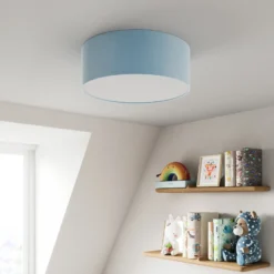 Plafón Rondo Kids, Ø 38 cm, azul