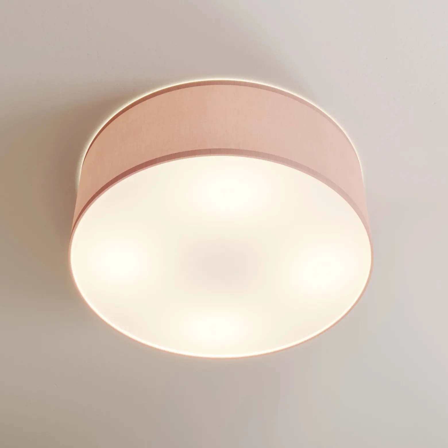 Plafón Rondo Kids, Ø 38 cm, rosa