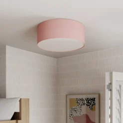 Plafón Rondo Kids, Ø 38 cm, rosa