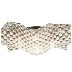 Plafón Saten de cristal, 56 cm