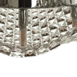 Plafón Saten de cristal, 56 cm