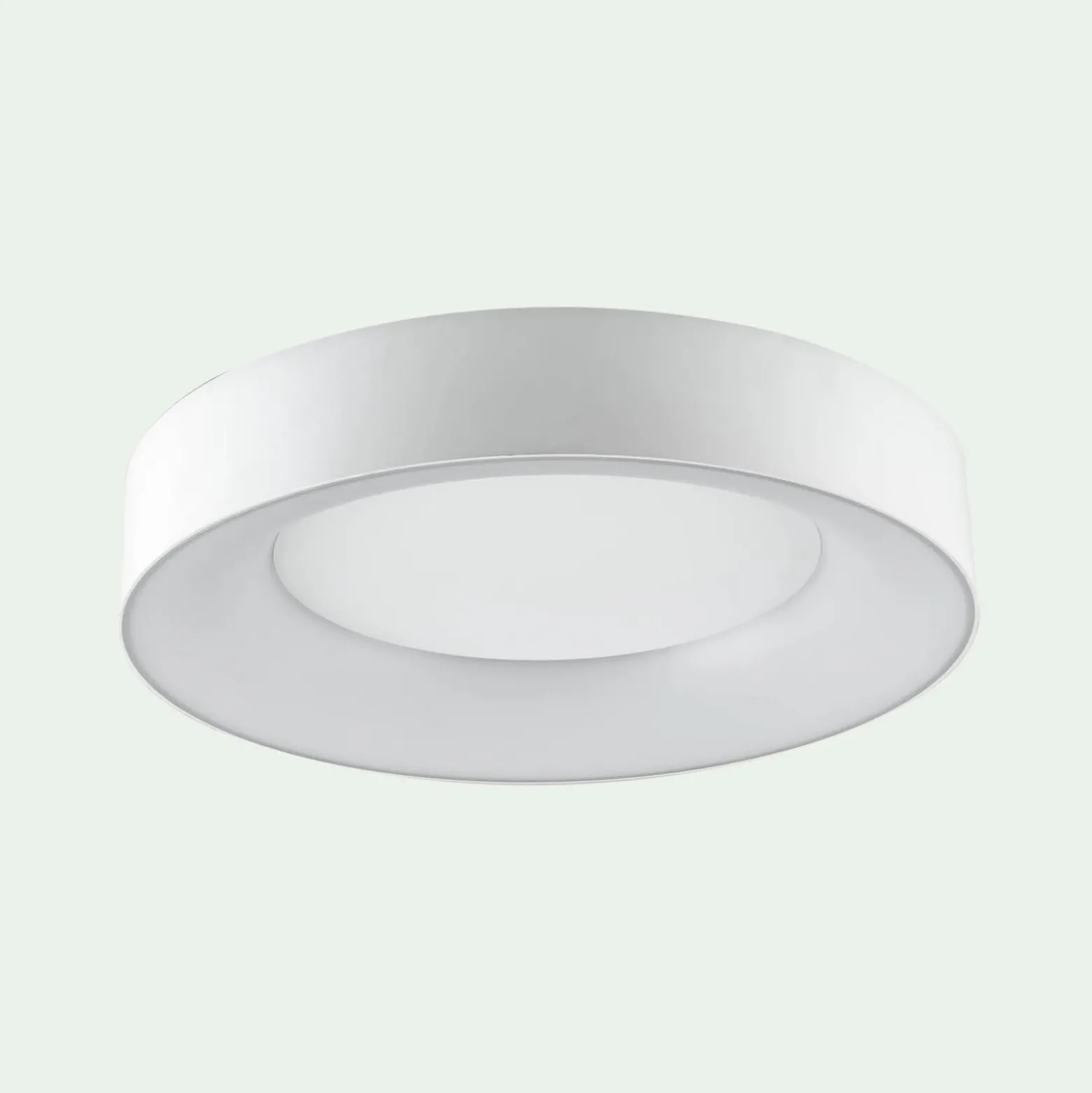Plafón Sauro LED, Ø 40 cm, blanco