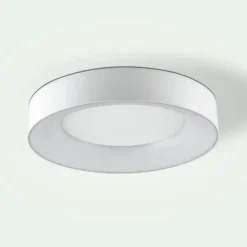 Plafón Sauro LED, Ø 40 cm, blanco