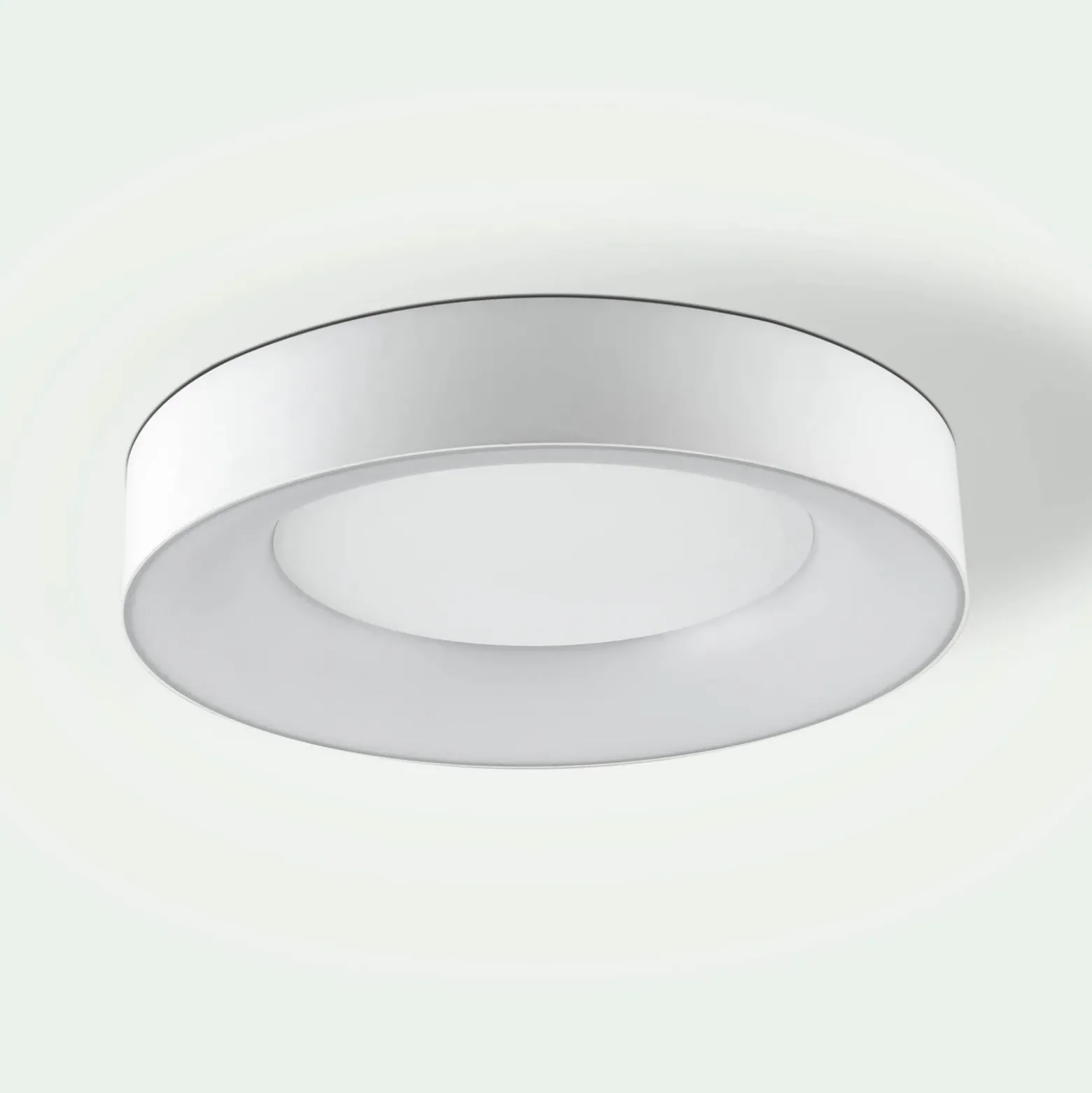 Plafón Sauro LED, Ø 40 cm, blanco